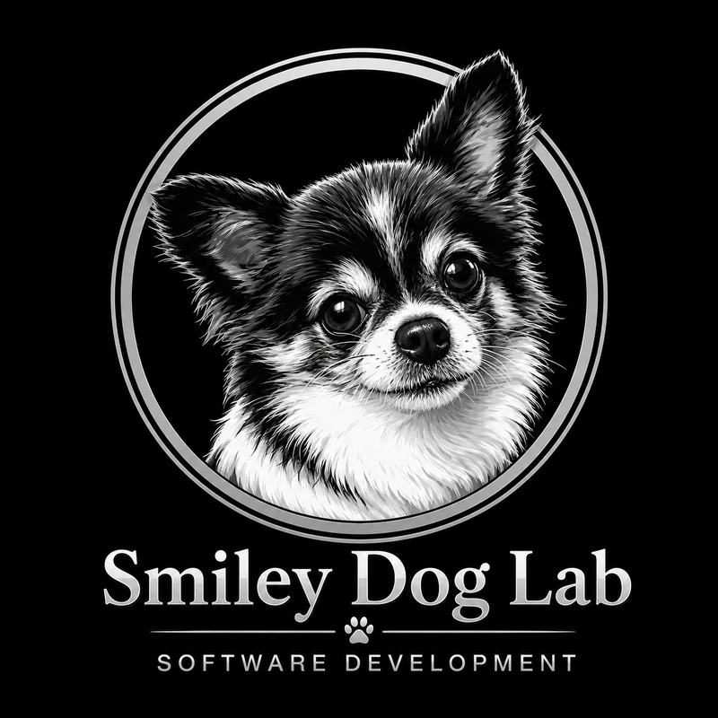Smiley Dog Lab ロゴ